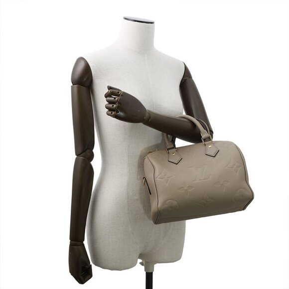 LOUIS VUITTON Speedy Bandouliere Size 25 Monogram Empreinte Leather Tourtere. - Picture 5 of 15